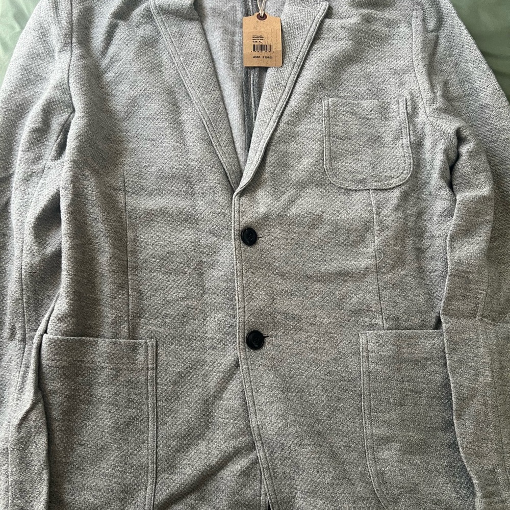 Faherty Men's Gray Blazer